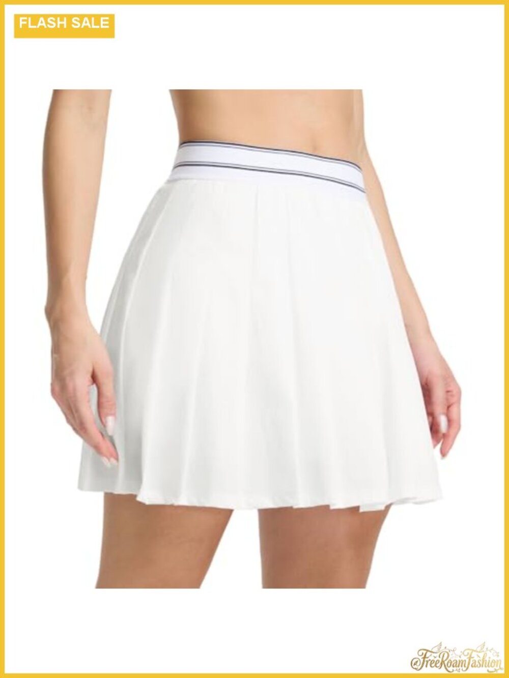 Pleated Golf Skort High Waisted Quick Dry Athletic Tennis Skirt with Pockets
